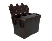 Mpact Black Crate with Lid - 55L Photo