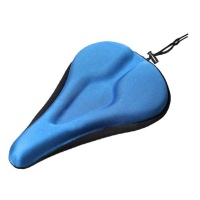 Gel Bike Seat Cover - Blue Photo