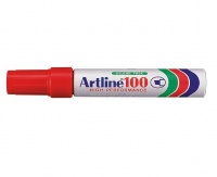 Artline - EK 100 Chisel Point Industrial Marker 12mm - Red Photo