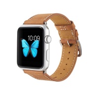 Apple Brown Leather Strap for Watch - 38mm Photo