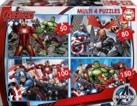 Educa Multi 4 Puzzles - Avengers Photo