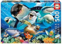 Educa Underwater Selfies 500 Piece Puzzle Photo