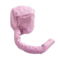 Portable Hair Dryer Diffuser Bonnet - Pink Photo