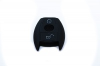 Silicone Car Key Protector for Mercedes 2 Button - Black Photo