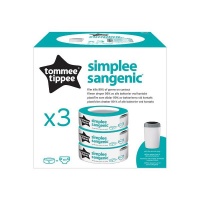 Tommee Tippee - Sangenic Simplee Cassette - Set Of 3 Photo