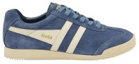 Gola Men's Harrier Suede Trainers - Baltic & White Photo