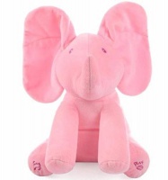 Peek-a-boo Singing Elephant - Pink Photo