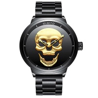 Creative 3D Skull Men's Watch Photo