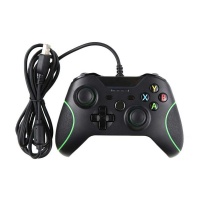 Raz Tech Wired Controller for XBox One - Black & Green Photo