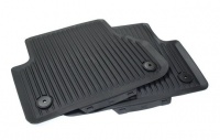 Audi A5 All Weather Floor Mats Coupe Rear - Black Photo