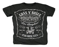 RockTs Mens Guns N' Roses Paradise City Label T-shirt RockTs Mens Guns N' Roses Paradise City Label T-shirt Photo