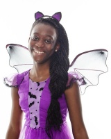 Kalabazoo Purple Bat Girl Costume - Photo