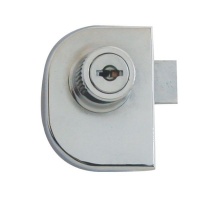 BBL Sliding Glass Cabinet Lock - Double Photo