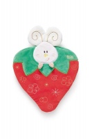 Trudi Natural Seeds Warmer Plush Toy - Mouse & Strawberry Photo