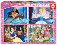 Educa Multi 4 Disney Princess Puzzles Photo