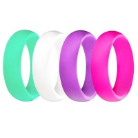 Killerdeals Women's Silicone Rings - Set of 4 Photo