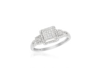 Miss Jewels 0.30ct Diamond 925 Sterling Silver Ring Photo