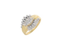 Miss Jewels 0.25 ctw Wedding Ring - Yellow Gold Photo