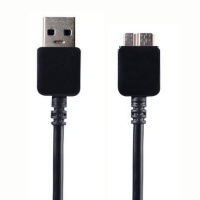 Samsung USB 3.0 Charge/Sync Cable for Galaxy S5/Note 3 Hard Drive - Black Photo