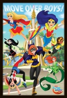 DC Super Hero Girls Poster with Black Frame Photo