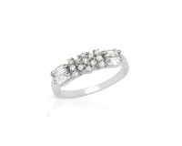 Miss Jewels 1.20ctw CZ Sterling Silver Dress Ring Photo