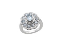 Miss Jewels 2.30ct Topaz 925 Sterling Silver Ring Photo