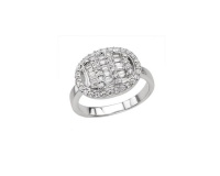 Miss Jewels 2.50ctw CZ 925 Sterling Silver Dress Ring Photo