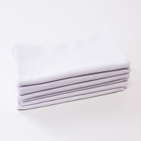DSA - 100% Cotton Napkins - White - Set Of 6 Photo