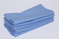 DSA - 100% Cotton Napkins - Light Blue - Set Of 6 Photo
