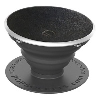 Popsockets Cell Phone Grip & Stand - Black Vegan Leather Photo