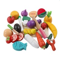 Kids Magnetic Cutting Fruit & Vegetable Toys - 21 Pieces Kids Magnetic Cutting Fruit & Vegetable Toys - 21 Pieces Photo