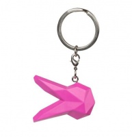 JINX Overwatch: D.Va Charm 3D Keychain - Pink Photo