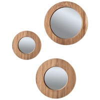 Native Decor Mini Round Mirror - Set of 3 Photo