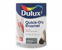 Dulux 1 Litre Quickdry Enamel Paint - Battleship Grey Photo