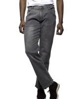 Wrangler Men's Crank Modern Straight Fit Jeans - Grey Days Photo