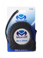 Marathon Tools Rubberized Measure Tape - 8m Photo