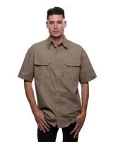 Men's Wildway Vented Bush Shirt - Khaki Photo