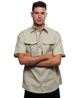 Men's Wildway Vented Bush Shirt - Stone Photo