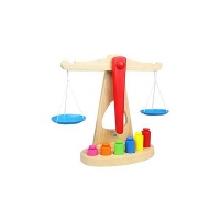 Wooden Balance Scale Educational Toy Photo