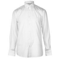 Pierre Cardin Men's Long Sleeve Shirt - Plain White [Parallel Import] Photo