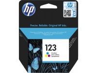 HP 123 Tri-Color Original Ink Cartridge Deskjet 2130/2131 Photo