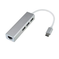 3 port USB 3.0 HUB with Ethernet & Type-C for MacBook Photo