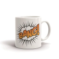 MugNolia Comic Book Words Bang! Coffee Mug Photo