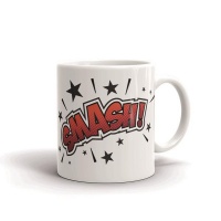 MugNolia Comic Book Words Smash! Coffee Mug Photo
