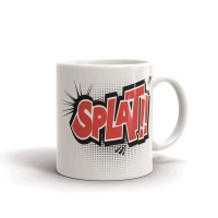 MugNolia Comic Book Words Splat! Coffee Mug Photo