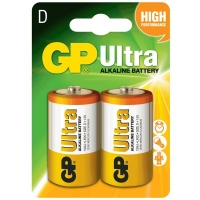 GP Batteries Ultra Alkaline D-Size Card of 2 Photo