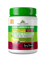 Natures Nutrition Super Greens & Reds with Protein - Berry Banana Photo