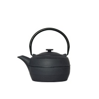 Regent - Cast Iron Chinese Teapot - Grey Photo