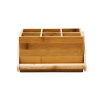 Regent - Bamboo Caddy With Handle - Brown Photo
