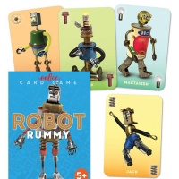 eeBoo Robot Rummy Card Game Photo
